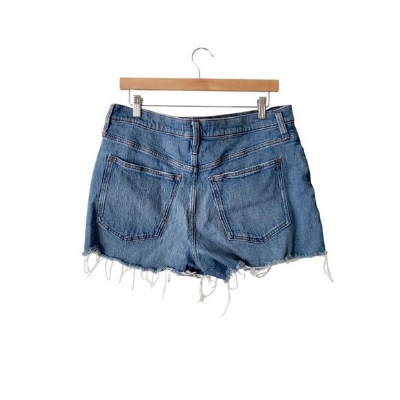 Madewell The Perfect Jean Short Medium Wash Size 32 - Picture 2 of 7